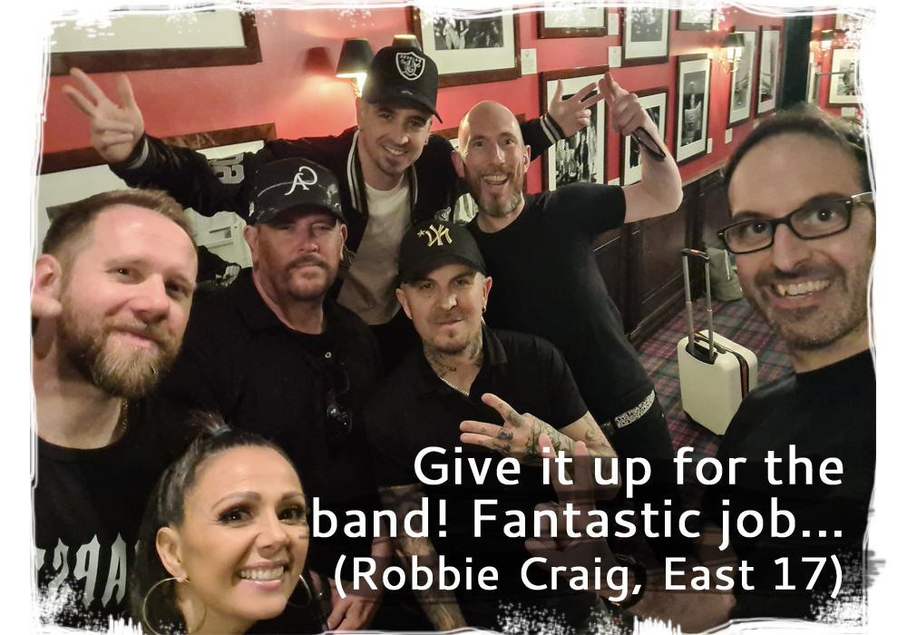 East 17's live band